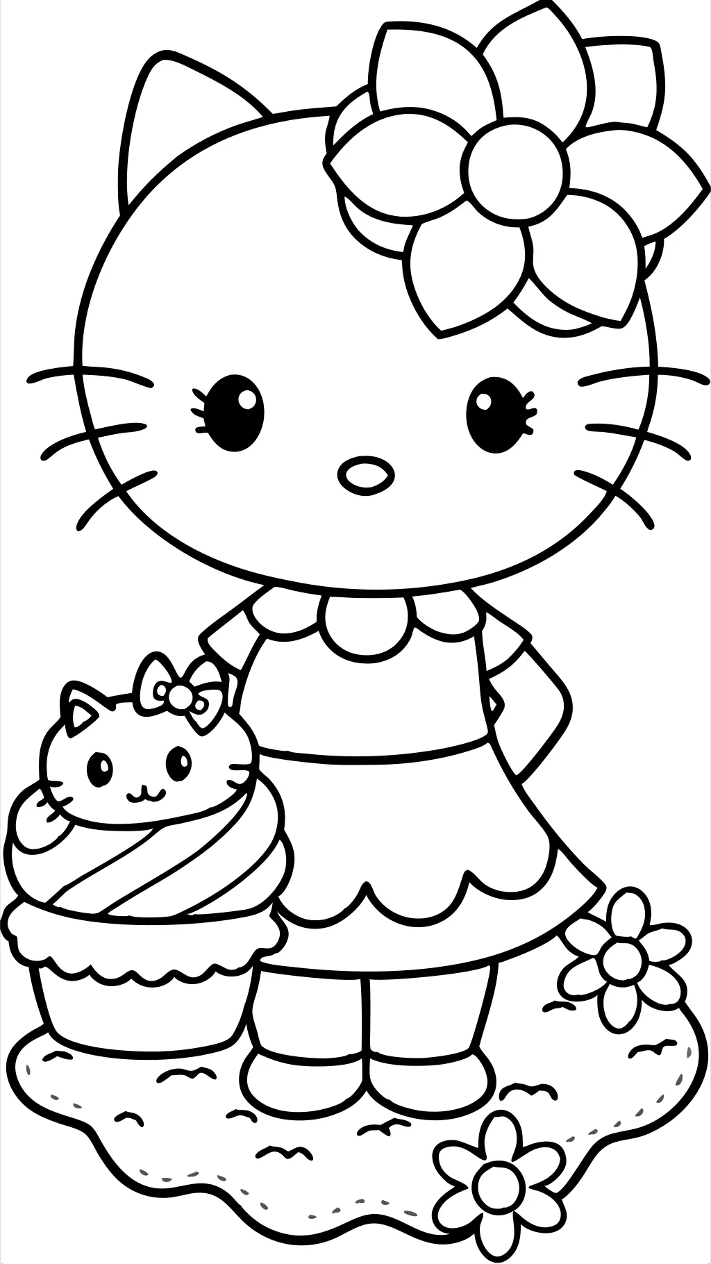 Hello Kitty Images Coloring Pages